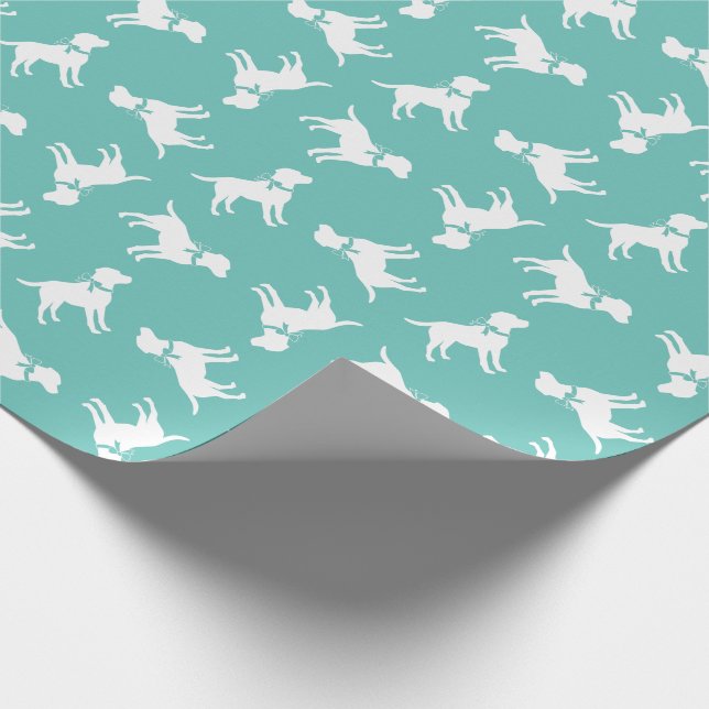 Papel De Presente Puppy Labrador Preto (Ponta)