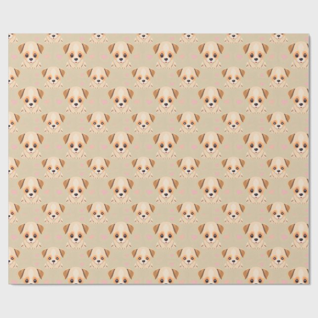 Papel De Presente Puppy Wrapping Paper (Aberto)