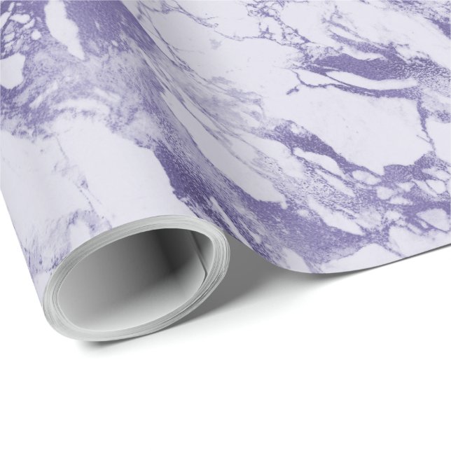 Papel De Presente Purple Abstrato Fantasy (Ponta do rolo)