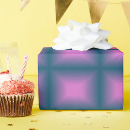 Papel De Presente Purple Cube