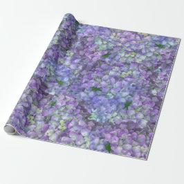 Papel De Presente Purple hydrangea flowers