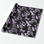 Papel De Presente Púrpura Ametista Preta Pé-Pau Flor De Beija-Pintas<br><div class="desc">Papel Contemporâneo de Abstrato de Glam e Chic Pode ser uma bela decoração para muitos eventos como casamento,  aniversário,  aniversário,  graduação,  nova casa,  corporação,  chá de passarinho,  etc florenceK design</div>