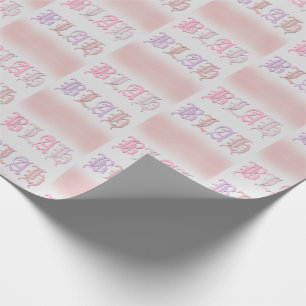 Papel De Presente Púrpura cor-de-rosa e areia colorida