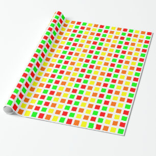 Papel De Presente Quadrados 02 - Espectro 02