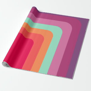 Papel De Presente Quadrados dos anos 70