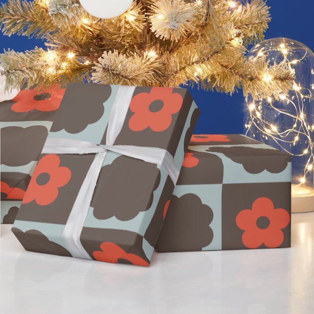 Papel De Presente Quadro de controlo (Wrappin) Groovy Girly Psychede (Feriados)