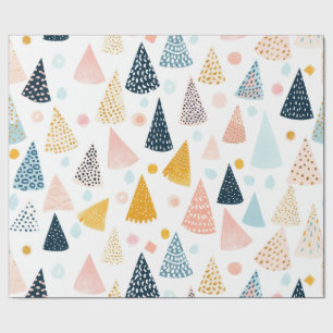 Papel De Presente Qualquer idade feliz pastel aniversário feriado