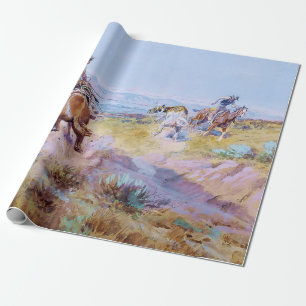 Papel De Presente “Quando as Vacas Eram Selvagens” por Charles M Rus