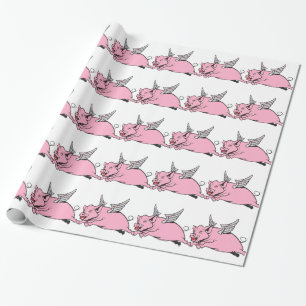 Papel De Presente quando os suínos voam