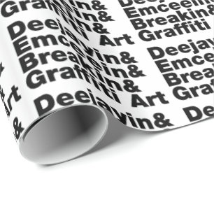 Papel De Presente Quatro elementos de Hip Hop