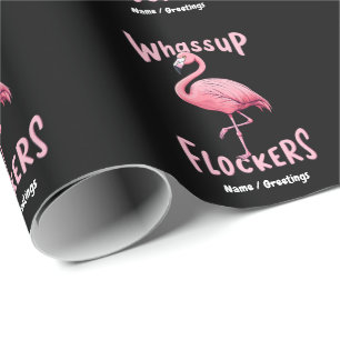 Papel De Presente Que Bloqueadores Flamingo Design A Flincríveis