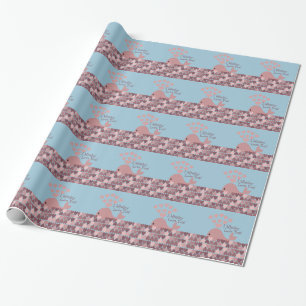 Papel De Presente Que Bom Que Eu Te Amo! design