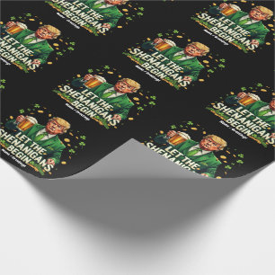 Papel De Presente Que Os Shenanigans Comecem Ruas Engraçadas.