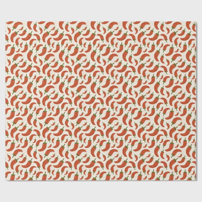 Papel De Presente Quebra-Cabra Aquática Chili Pepper (Aberto)