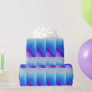 Papel De Presente Quebra de Presente com Cor de Água Pintada com Omb