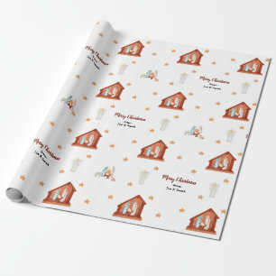 Papel De Presente Quebra de Presente da Cena de Natividade - Persona