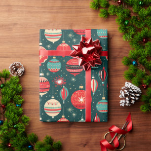 Papel De Presente Quebra de presente de enfeites de natal
