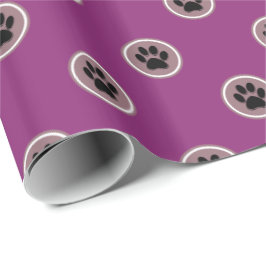 Papel De Presente Quebra de presente de mão (Mocha/Plum)