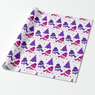 Papel De Presente Quebra de presente na árvore de Natal do Homem de