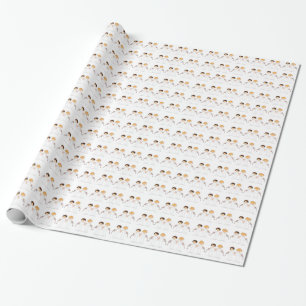 Papel De Presente Quebra de presente noiva e noiva