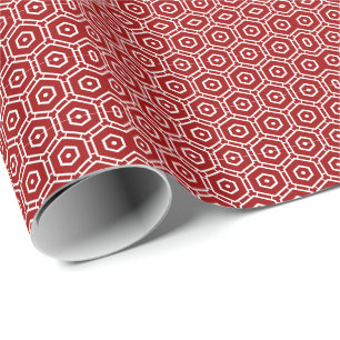 Papel De Presente Quebra de Presente - Padrão de Hexágono
