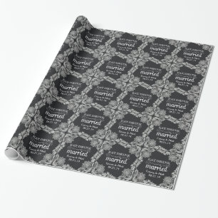 Papel De Presente Quebra-Mama Negra e Quebra-Mama de Casamento