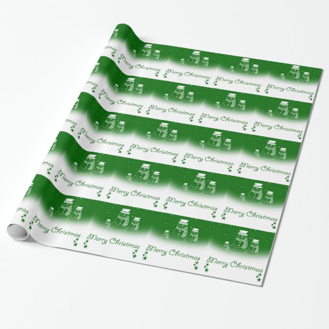 Papel De Presente Quebra/Neve no Presente (Desenrolado)