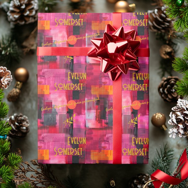 Papel De Presente Quebra Personalizada De Presente Com Inspiração Su (Criador carregado)