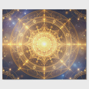 Papel De Presente Quebra-pontas do Mandala Cósmico