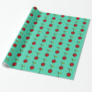 Papel De Presente Quebra-pontas do Presente Verde Vermelho