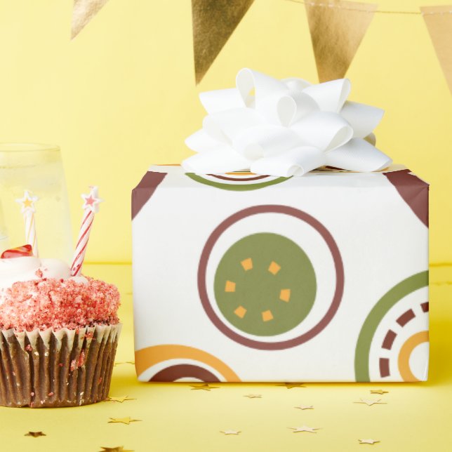 Papel De Presente Quebra-queixos marrons MCM (Festa de aniversário)