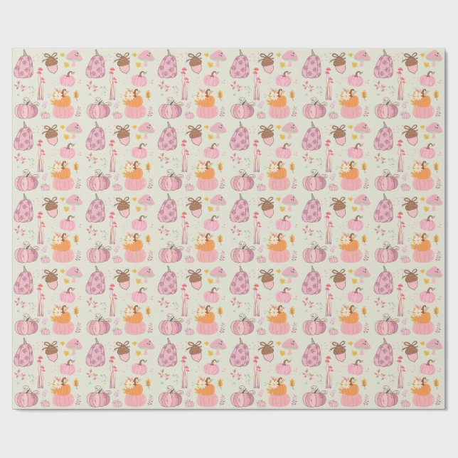 Papel De Presente Queda Rosa (Aberto)
