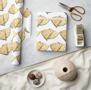 Papel De Presente Queijos Quesadillas Comida mexicana Apetista Queso