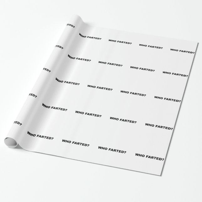 Papel De Presente Quem Peidou? (Desenrolado)