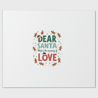 Papel De Presente Querido Papai Noel Qual é o significado de Amor De