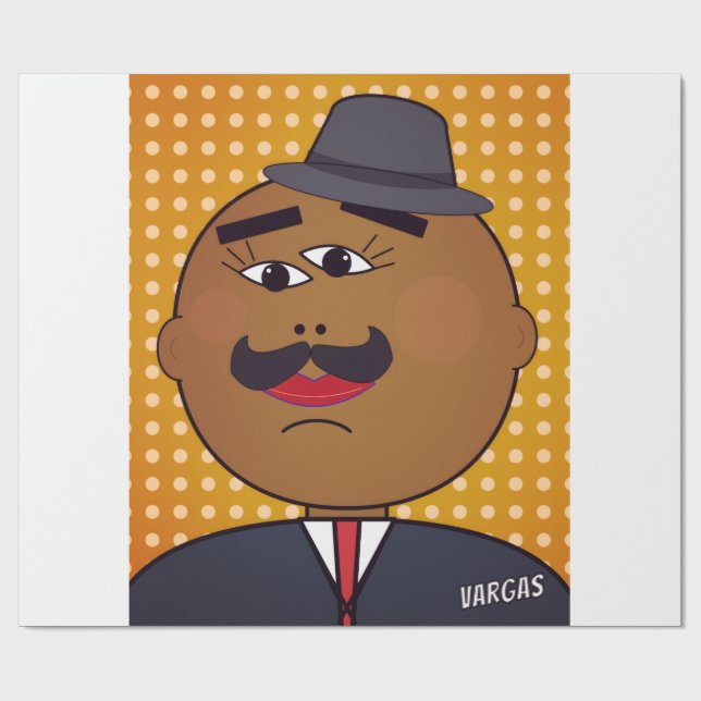 Papel De Presente QUICKDRAW Wrapping Paper (Aberto)