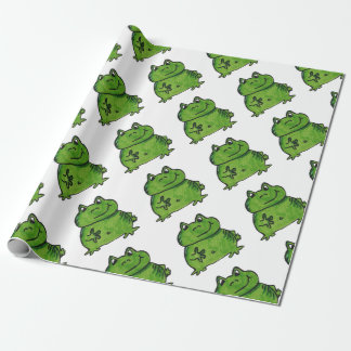 Papel De Presente Rã Frog