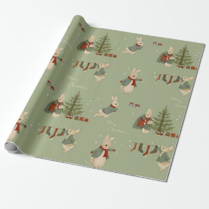 Papel De Presente Rabbit Peter natal Wrapper Paper