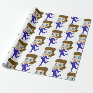Papel De Presente rabo de coelho chibi
