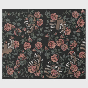 Papel De Presente Raccoon ama guaxinins bonitinhos arte uma pessoa d