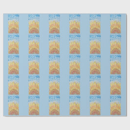 Papel De Presente Radiant Bloom Sunflower
