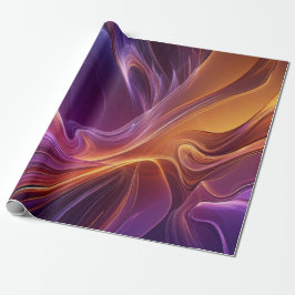 Papel De Presente Radiant orange purple