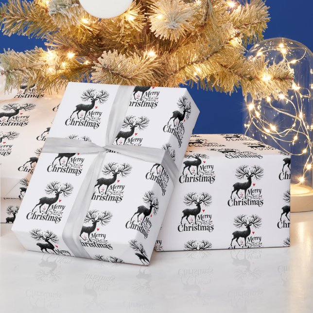 Papel De Presente Rainas festivas de Natal (Feriados)