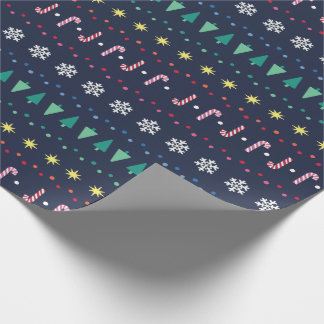 Papel De Presente Rainbow Fair Isle da Primary.com