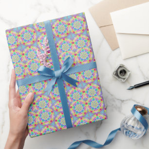 Papel De Presente Rainbow Song Mandala