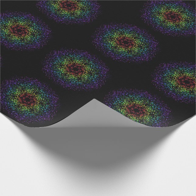 Papel De Presente Rainbow Star Galaxy Void (Ponta)