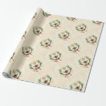 Papel De Presente Rainha Botânica Moderna Vintage<br><div class="desc">Rainha Botânica Moderna Vintage inseto de inseto de mel de abelhas, folhagem elegante retrô-vintage, jardim botânico buquê floral floral floral floral, folha de primavera de Verão, ilustração aquarela desenho luxo, néctar de rainha da arte da coroa, beleza bonita e bonita beleza buzz, flor de asas amarelas, natureza de abelhas silvestres,...</div>
