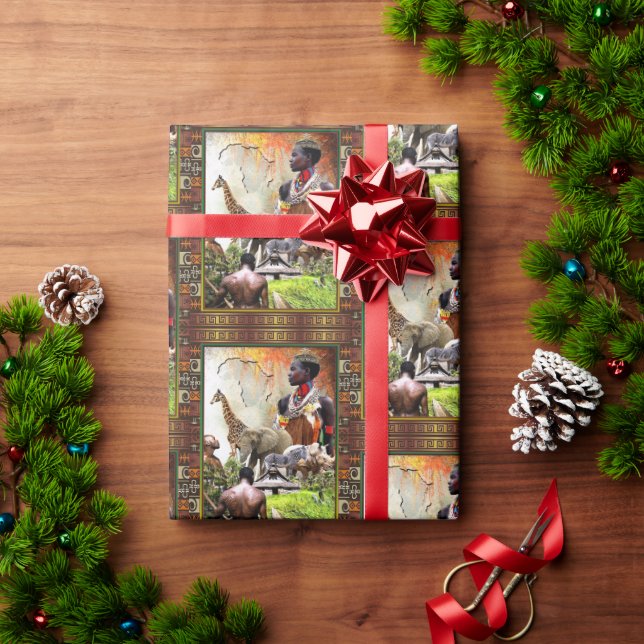 Papel De Presente Rainha Mulher • Afrocentrismo  (Presente de Natal)