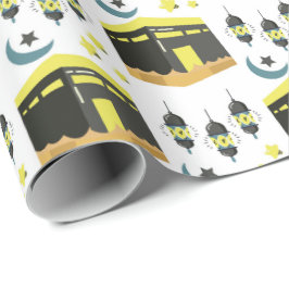Papel De Presente Ramadan Kareem Eid Mubarak muçulmano