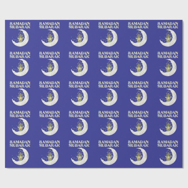 Papel De Presente Ramadan Mubarak (Aberto)